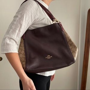 Coach Maroon Handbag/Purse